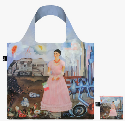 Bolsa reutilizable Frida Autoretrato en la frontera